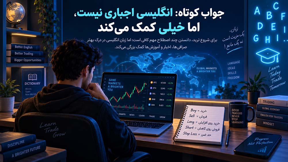 جواب کوتاه: انگلیسی اجباری نیست، اما خیلی کمک می‌کند